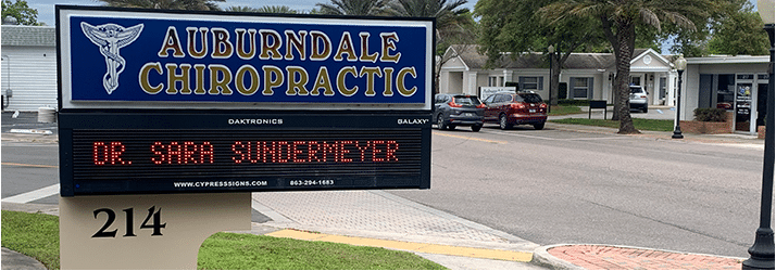Chiropractic Auburndale FL Auburndale Chiropractic Office Sign Chiropractic Auburndale FL Auburndale Chiropractic Office Sign